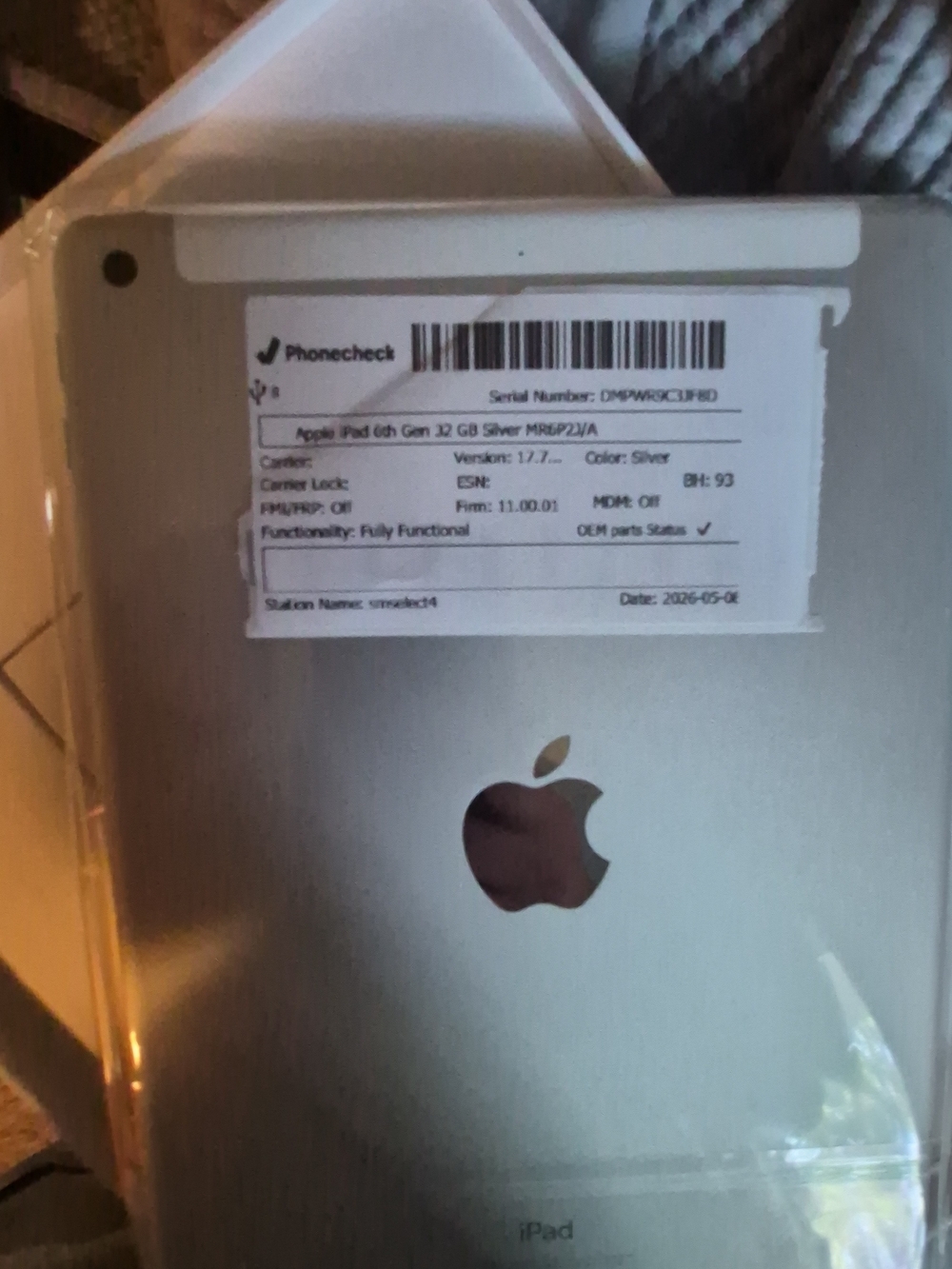 Apple iPad 6th Gen Wifi/cellular